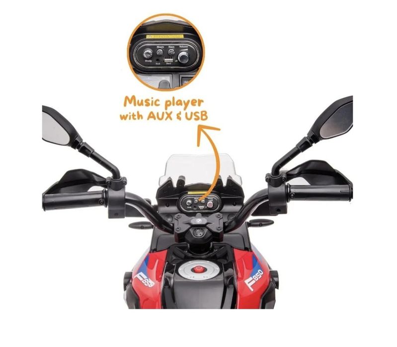 Mota Elétrica para Crianças - BMW F850 GS - 12V - Vermelho NOVA e com garantia