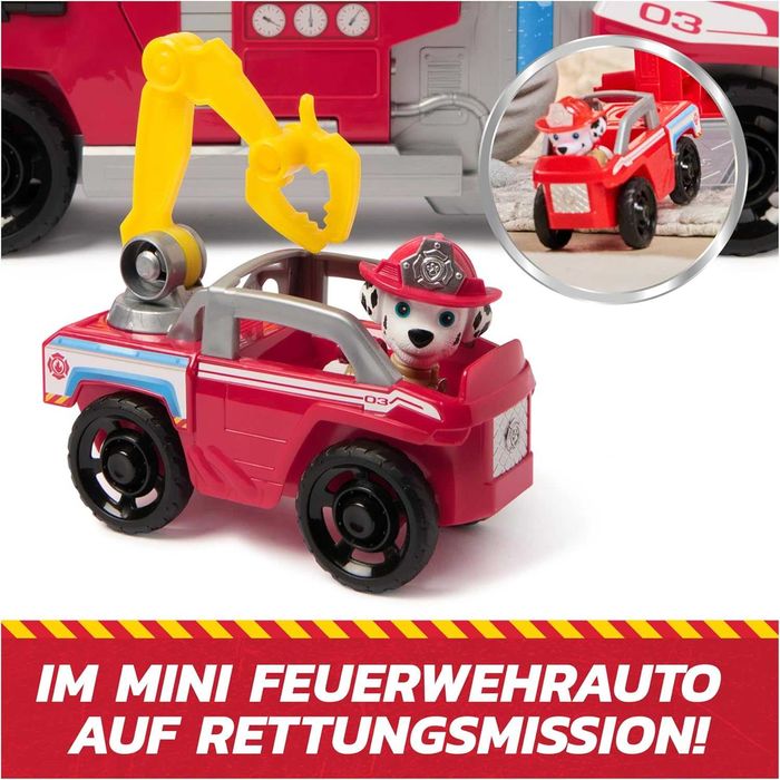Пожежна машина Paw Patrol Fire Rescue Marshalls Deluxe FireTruck