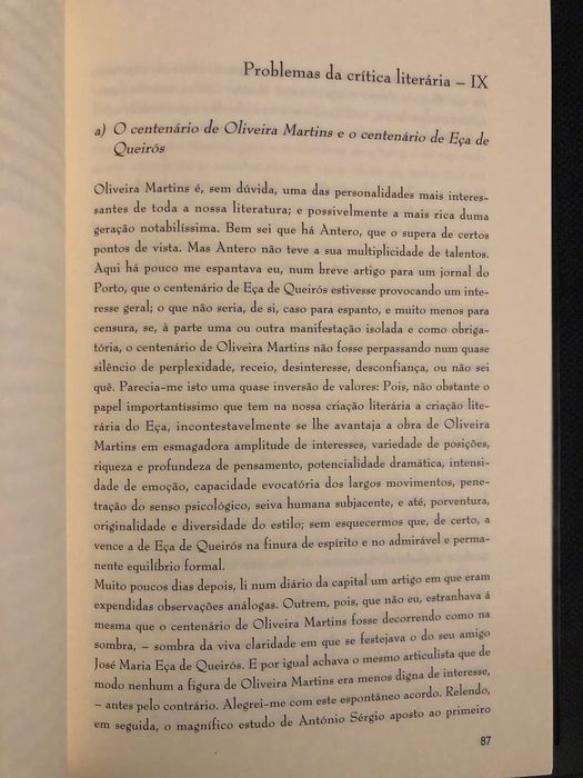 Eça Visto por Régio / Campos Matos: Diário de Carlos da Maia