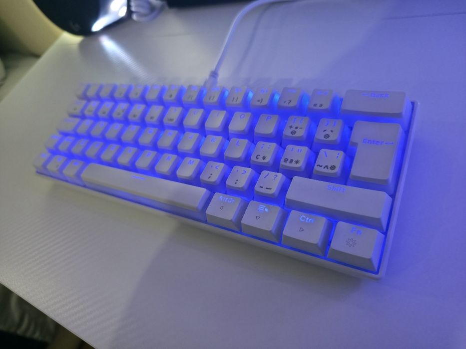 Teclado Mars Gaming MKMINI Branco