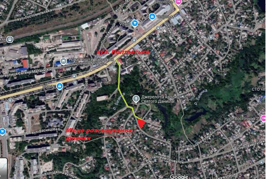 Часть дома с участком земли на Б.Балке ниже ул. Полтавской