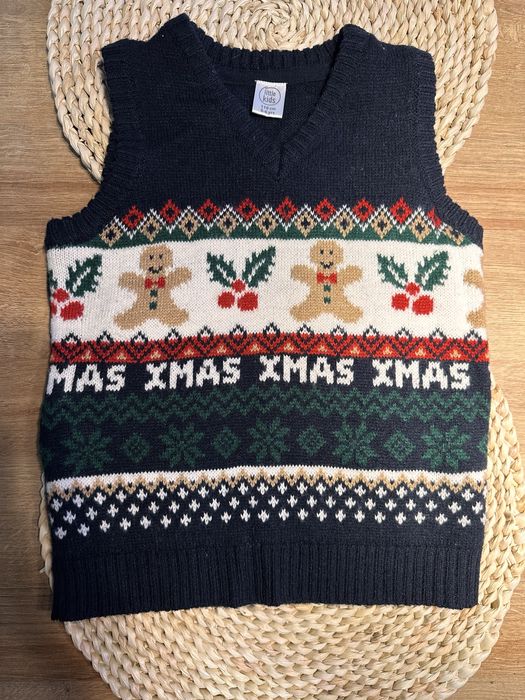 Świąteczny bezrekawnik 116