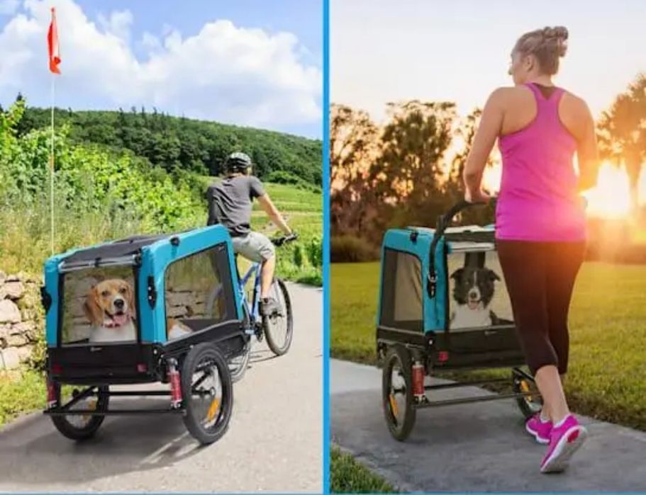 Причіп для собак Klarfit Husky Vario 2-в-1 Німеччина