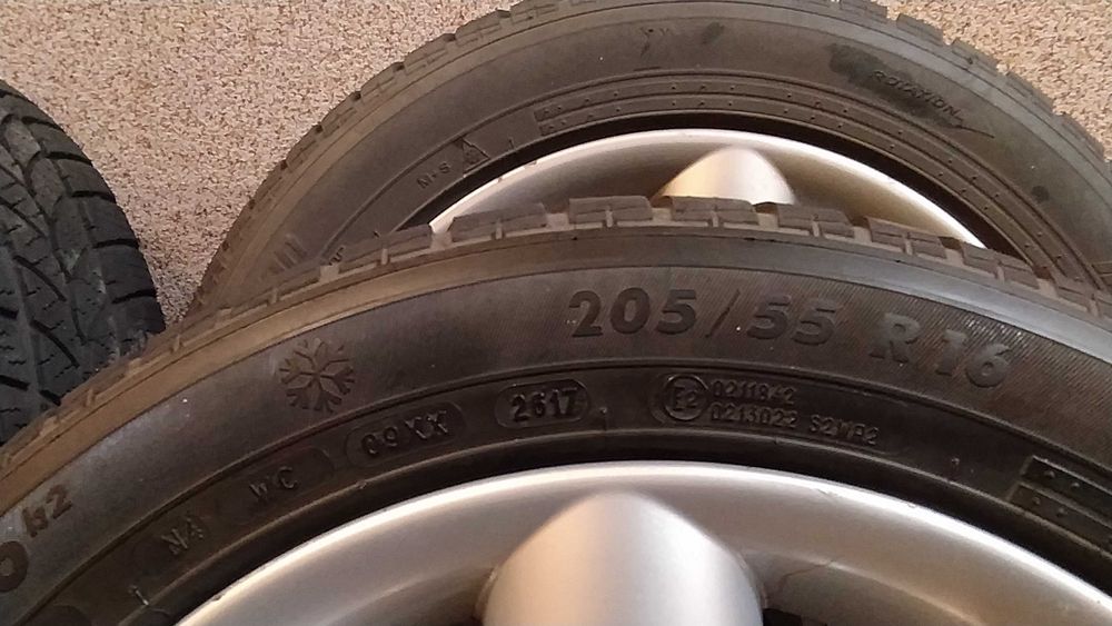 Alufelgi Mazda 6 Alu opony zimowe Kormoran 205/55/16 2017 stan b.dobry