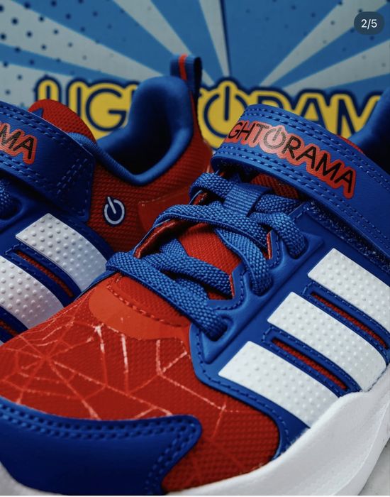 adidas Marvel Lightorama Spider-Man  кросівки для хлопчика  ( Світяться ! )