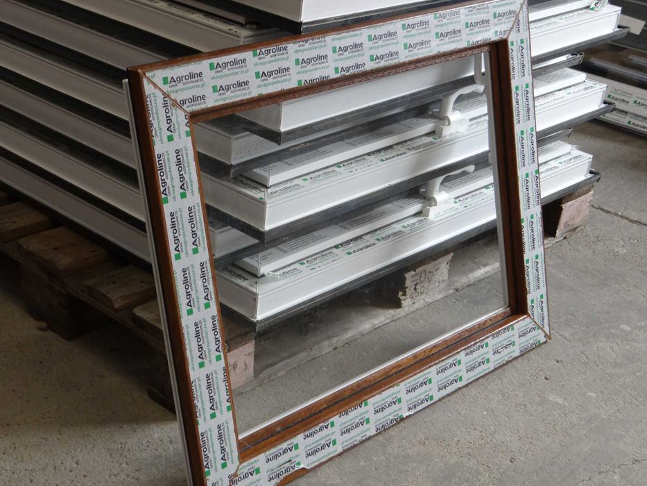 Darmowa Wysyłka! Okno Gospodarcze 800x600 Złoty dąb 1x