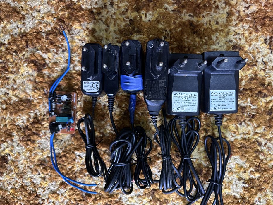Радиодетали (провода, блоки питания 5V)