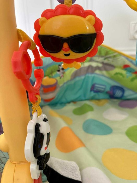 Fisher-Price, Wesoły samochodzik 3w1, mata edukacyjna