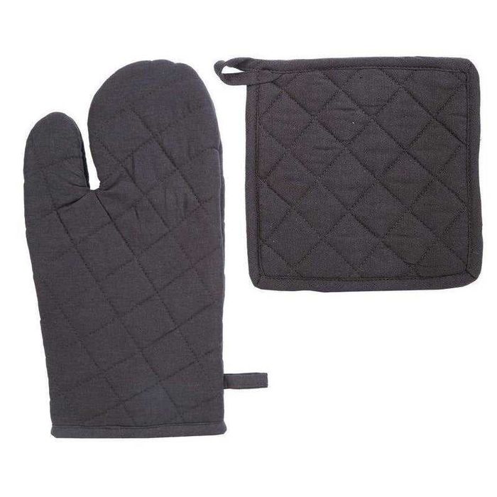 SUPER Rękawica Kuchenna 25x17 cm + Podkładka 16X16 cm DOBRA JAKOŚĆ !!!