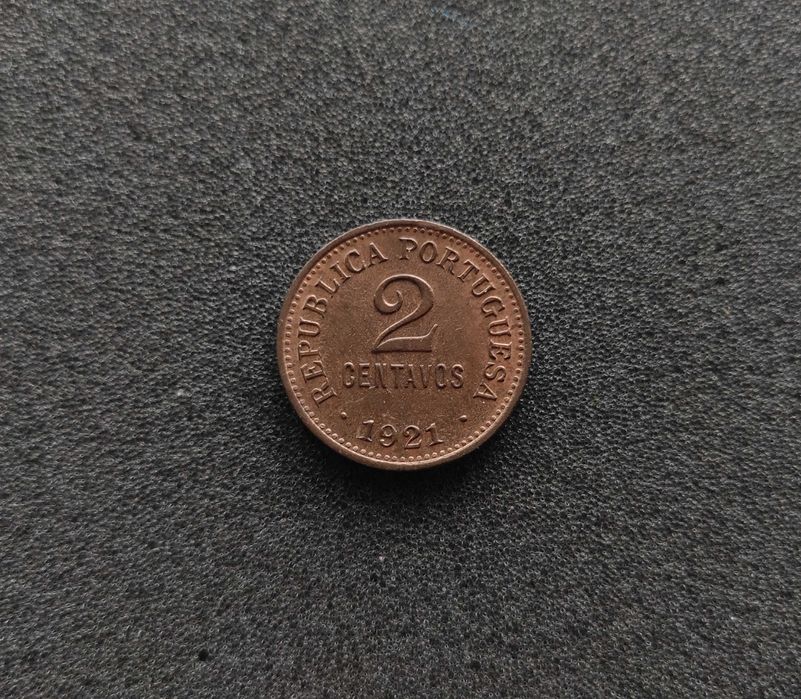 Moeda de 2 Centavos 1921 - Como Nova