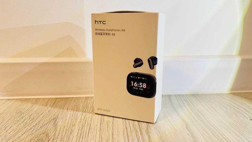 HTC NE68 AI навушники перекладач 134 мови Bluetooth 6.0 сенсорний кейс TWS беспроводные наушники переводчик Touchscreen USB-C
