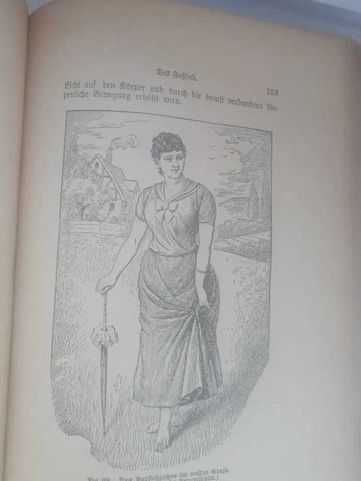Stara książka medyczna Platen antyk 1901r