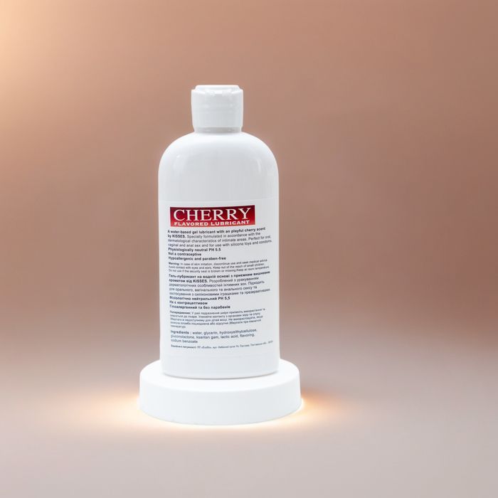 Акція! ГЕЛЬ - ЛУБРИКАНТ ВИШНЯ KISSES 200 мл на водній основі