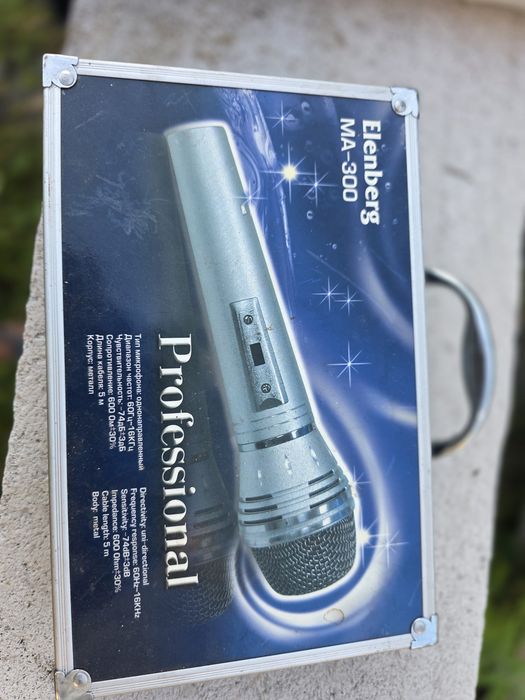 Мікрофон Elenberg MA-300 Professional + кабель + кейс