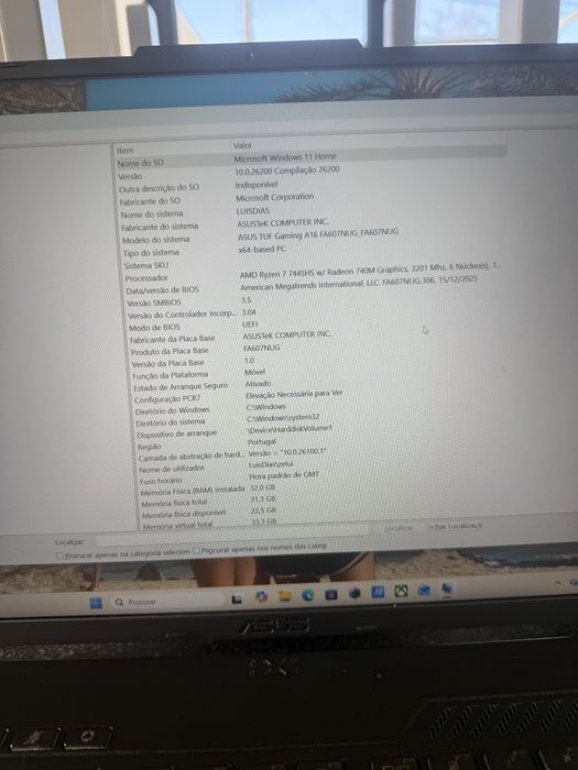 Asus tuf gaming A16