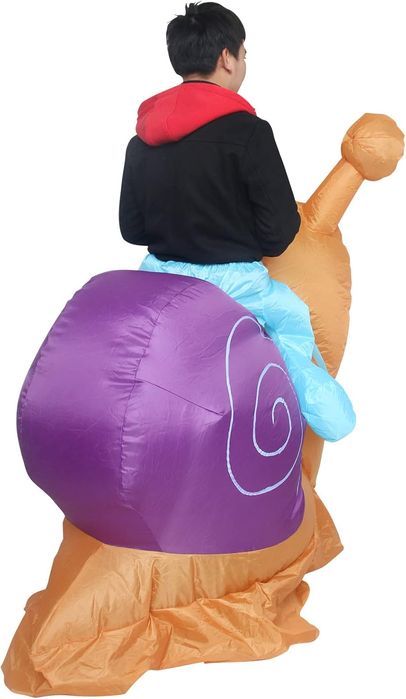 Kostium Nadmuchiwany Ślimak Karnawałowy dla Dorosłych 150-180cm