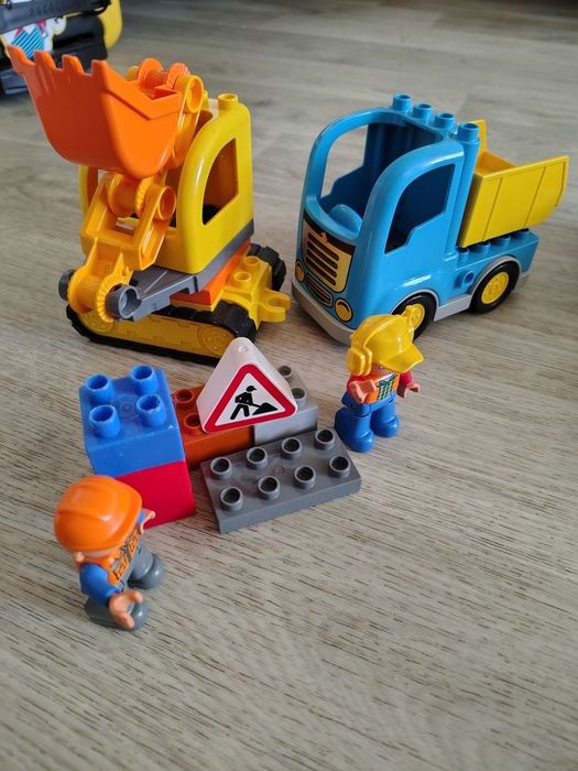 Lego Duplo Вантажівка та  екскаватор 10812 Town Truc будівельна технік