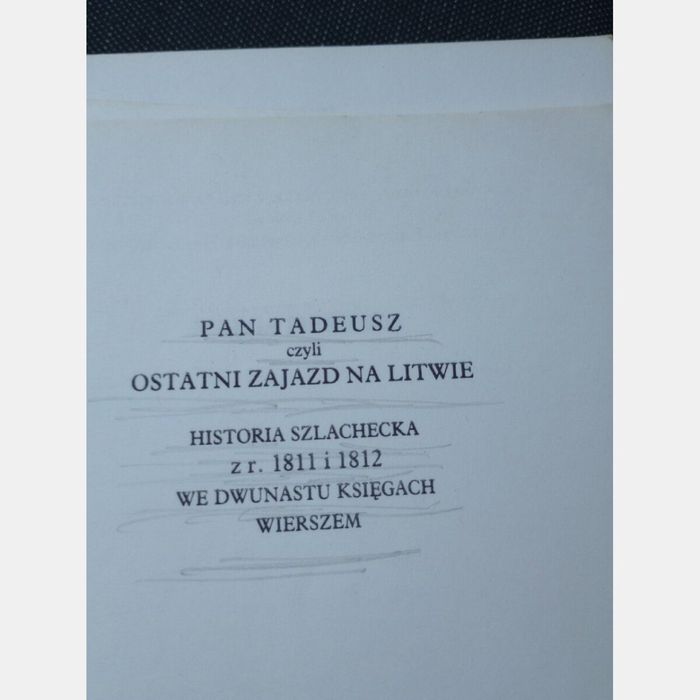 Pan Tadeusz. Adam Mickiewicz 1979rw.