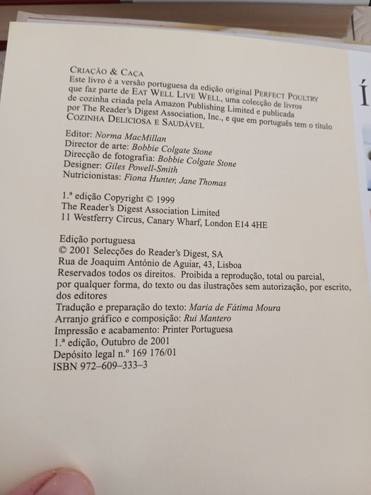 Criação e Caça Receitas