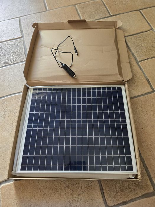 Painel solar de 30w.   12 v
