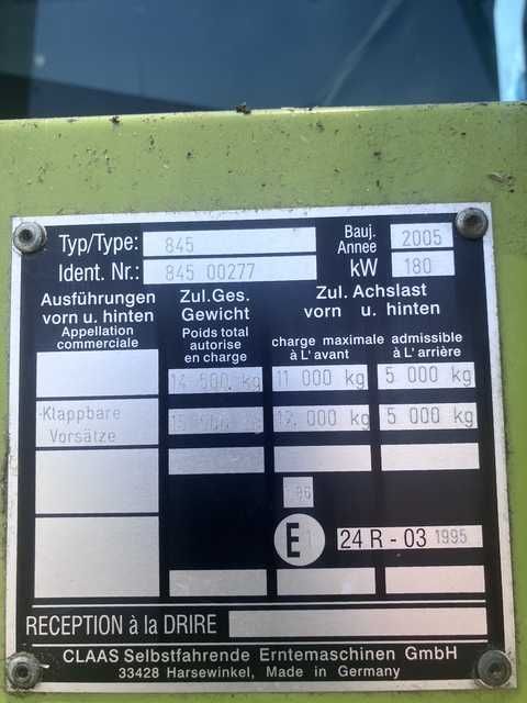 Kombajn zbożowy CLAAS MEGA 360 APS