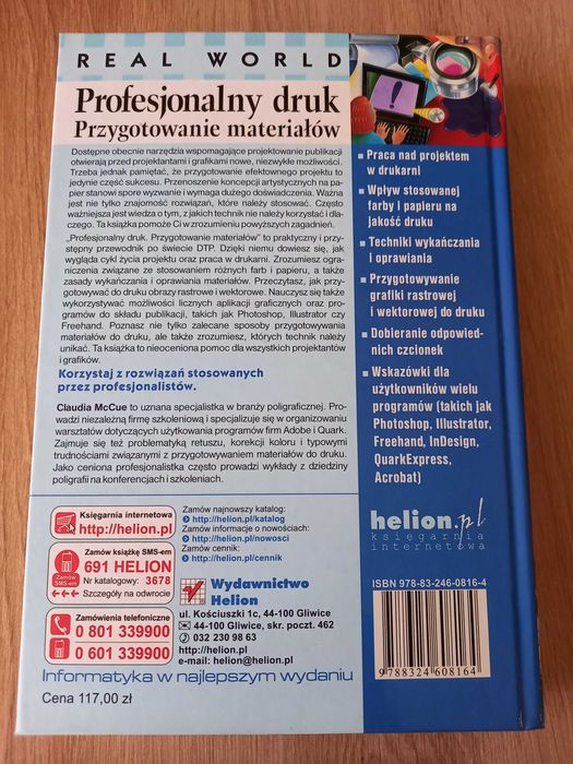 Profesjonalny druk. Przygotowanie materiałów Claudia McCue