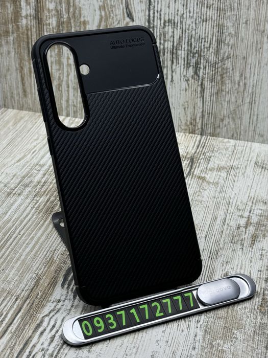 Чехол Carbon Auto-Focus на Samsung S24 FE/ A16/ A06 Чохол міцний