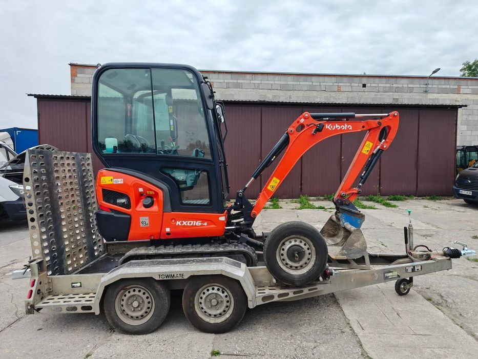Kubota KX016-4  KUBOTA KX016-4 | 2023 rok | 690 mth | 3 łyżki | szybkozłącze, zestaw