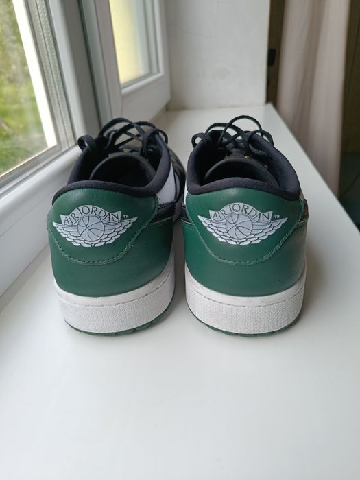 Кросівки NIKE AIR Jordan 1 Low G Black/Green розмір 48,5. Оригінал
