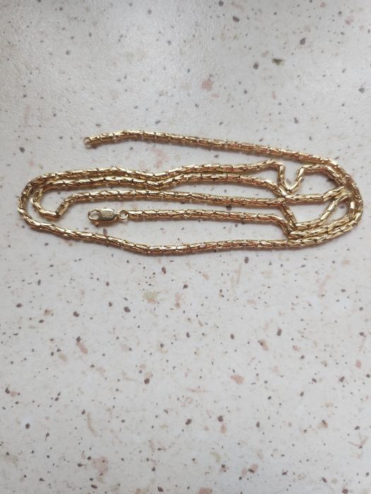 Złoty Łańcuszek Królewski Król Okrągły 585.