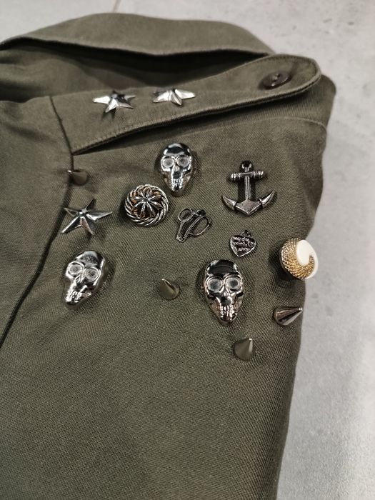 Koszula męska dł. rękaw roz XL punk military surplus custom Bundeswehr