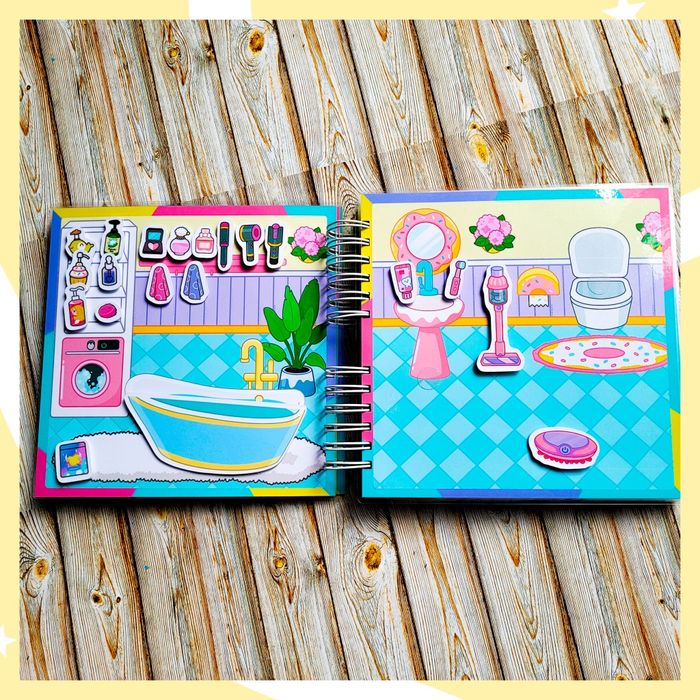 Książka na rzepy Toca Boka domek koleżanek FRIENDS. Lamibook