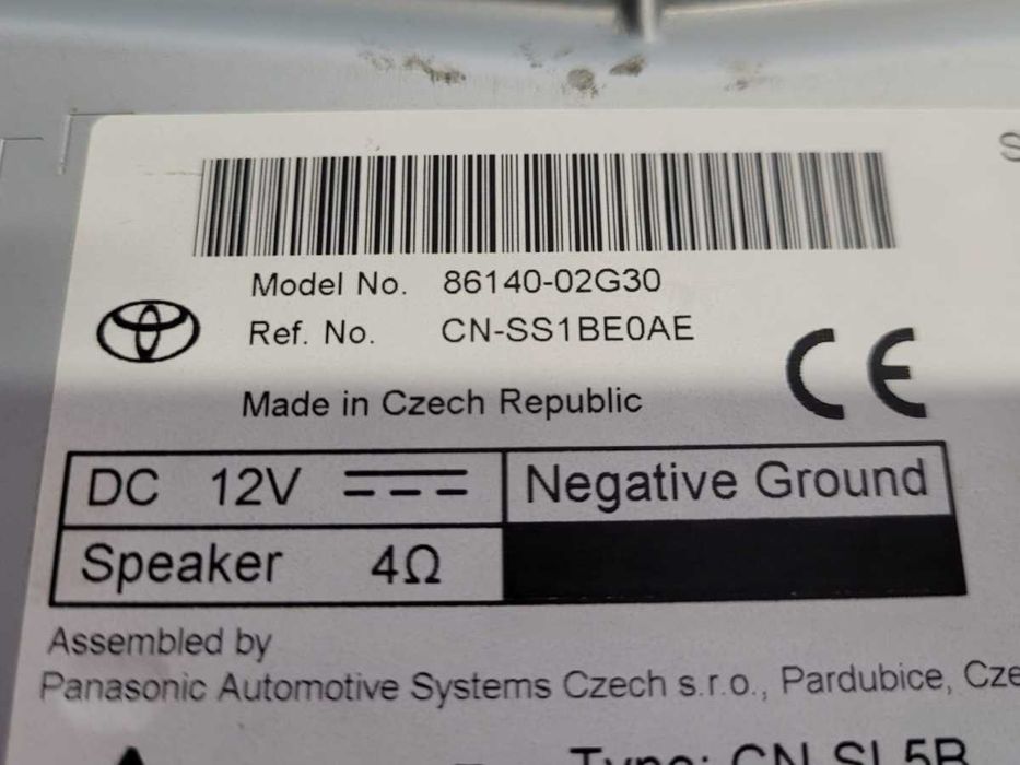 Radio oryginalne na jedną gałke Corolla E21 2021r-2022r