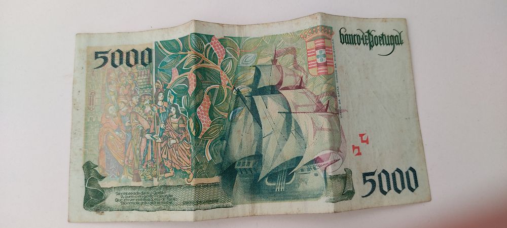 Nota 5000 escudos