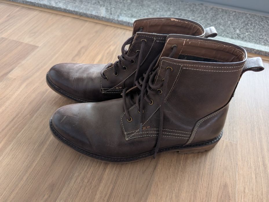 Botas Couro Hush Puppies Homem Nº 43