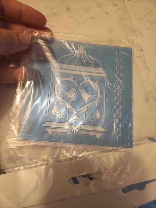 Stencil de pintura em tecido