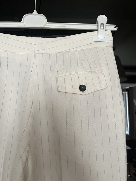 Брюки льон Massimo Dutti