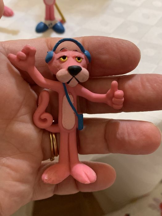 Figuras Pantera Cor de Rosa