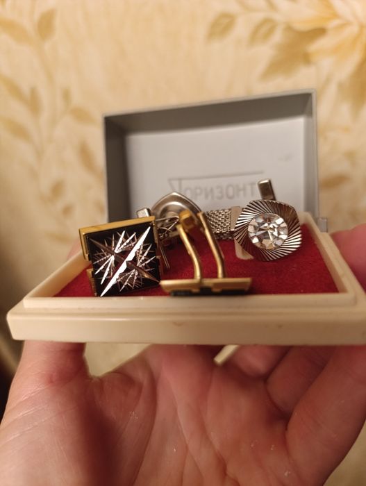 Запонки СССР старые
