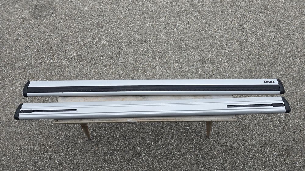 Belki dachowe Thule wingbar evo 118cm srebrne