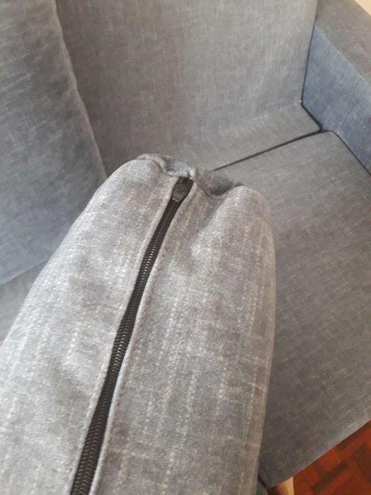 Sofa com chaise long pouco uso