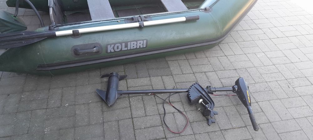 Ponton kolibri z silnikiem elektrycznym