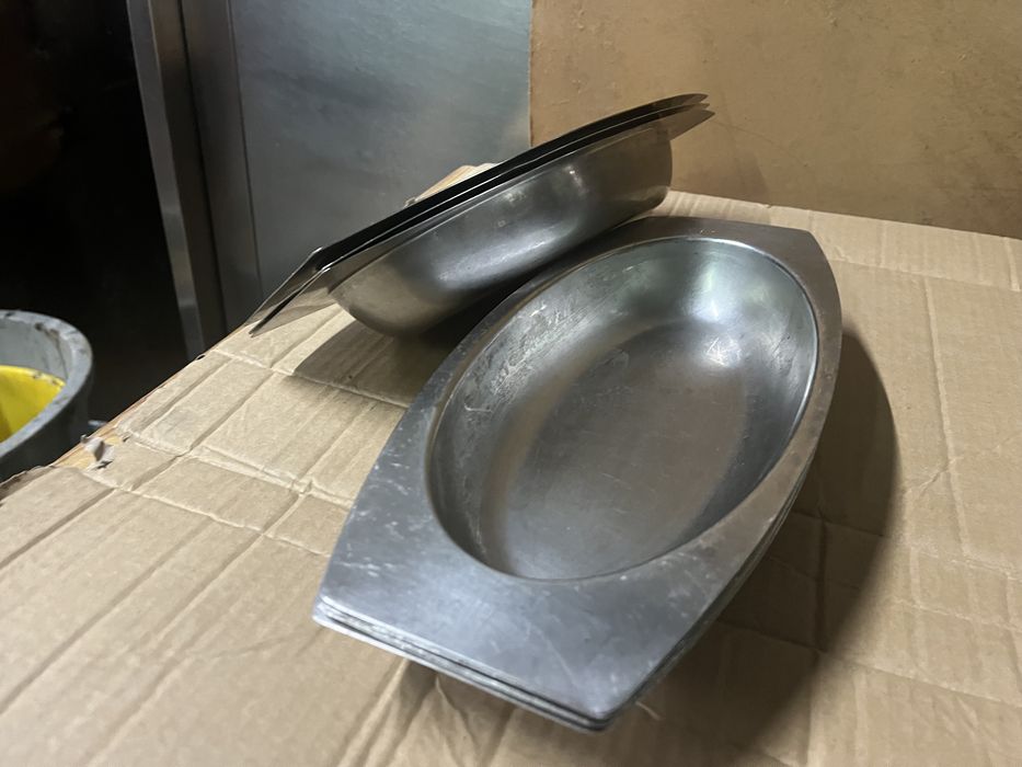 Taças ovais fundas de servir conjunto de 8 unidades