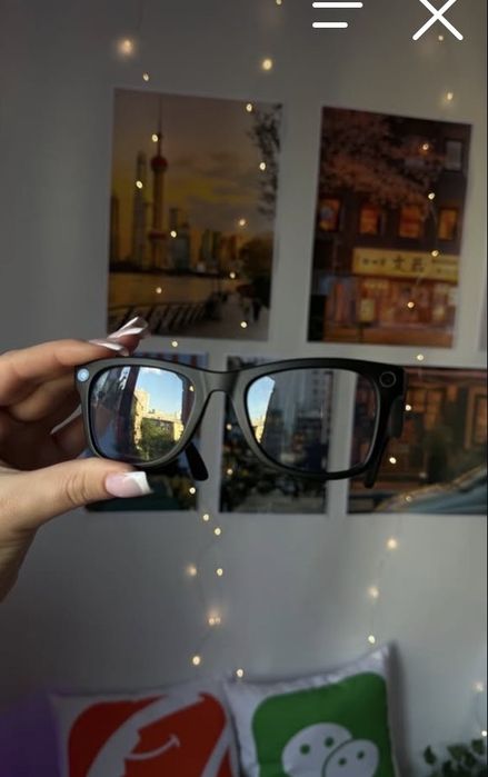 Сучасні Smart Glasses у стильному дизайні Wayfarer  с камерою окуляри з камерою