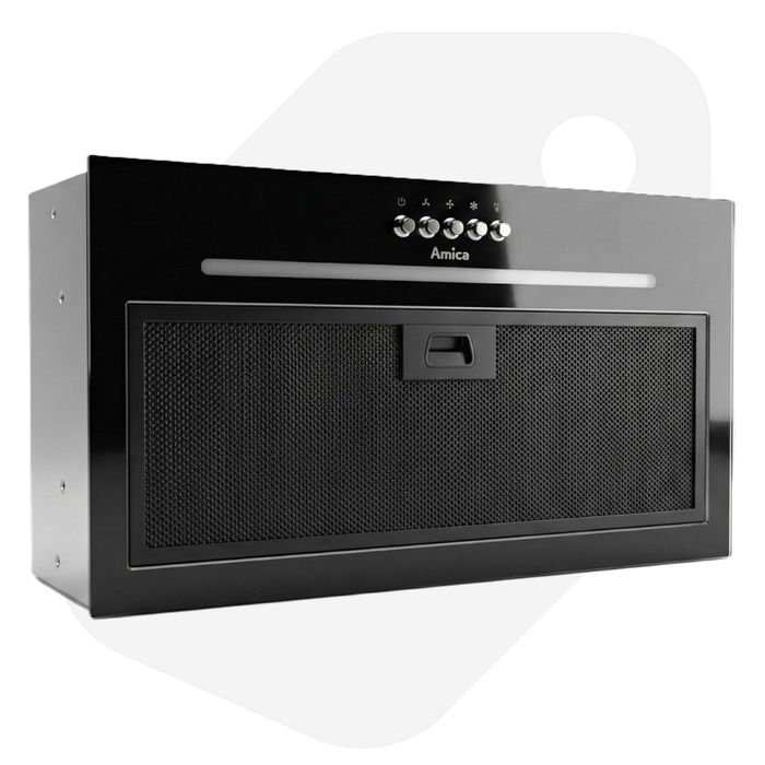 Okap kuchenny do zabudowy Amica OMP6255BG 55cm 389m3/h Czarny 27AH72