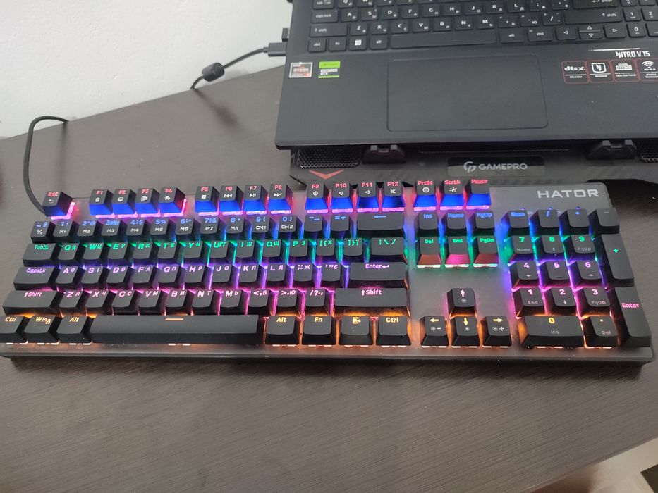 клавіатура hator starfall rainbow htk 608