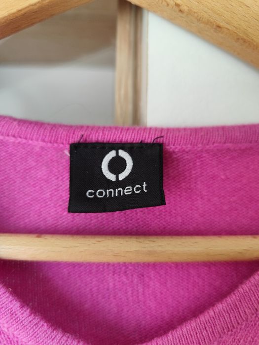 Różowy krótki wełniany sweter Connect r. S/36