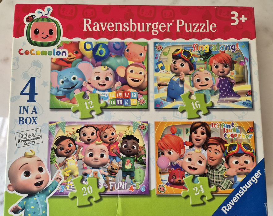 4 Puzzles Cocomelon Ravensburger

Em óptimo estado.