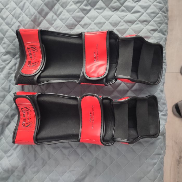 Захист гомілки та стопи для єдиноборств захист для ніг Zelart Fight