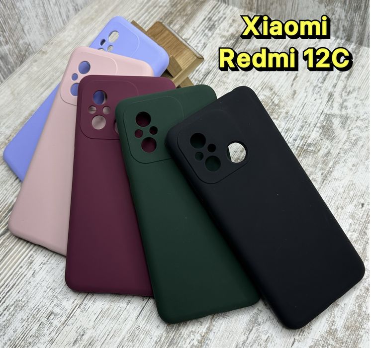 Чехол софттач Silicone Case на Xiaomi Redmi 12C/ 10C/ Poco C40 Чохол